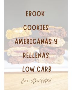 NUEVO! Ebook Cookies Americanas y Rellenas Low Carb