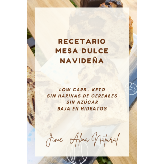 Ebook Mesa Dulce Navideña Low Carb . Keto . EDICIÓN 2024!