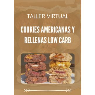 CLASE VIRTUAL COOKIES AMERICANAS Y RELLANAS LOW CARB (Grabación Vivo)