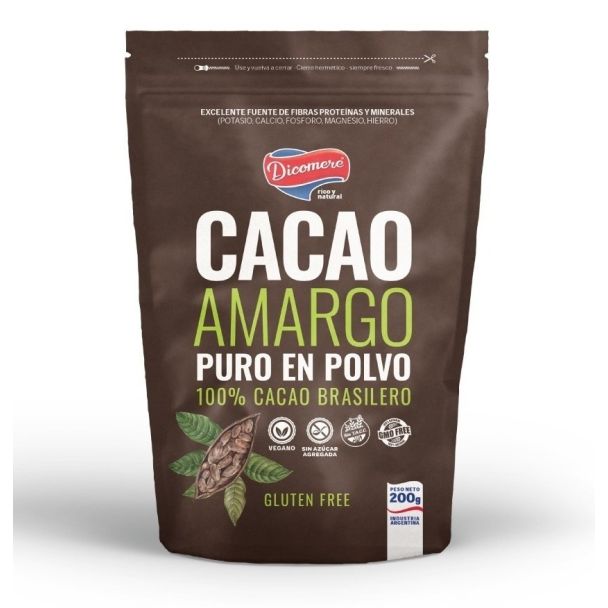 Cacao Amargo Puro Sin Azúcar