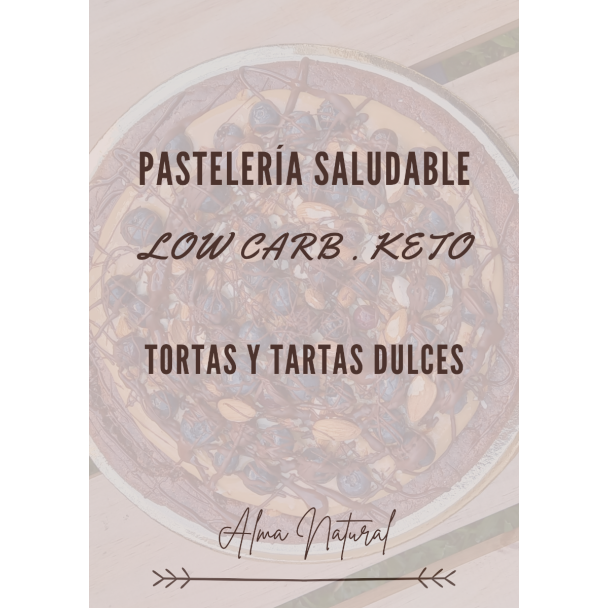 Ebook Tortas y Tartas Dulces Low Carb Keto - COMPLETO