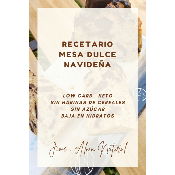 Ebook Mesa Dulce Navideña Low Carb . Keto . EDICIÓN 2024!