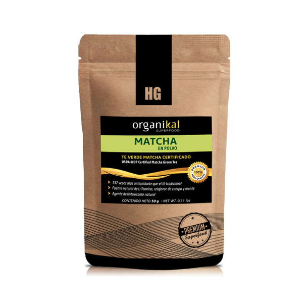 Organikal Superfoods Té Verde Matcha